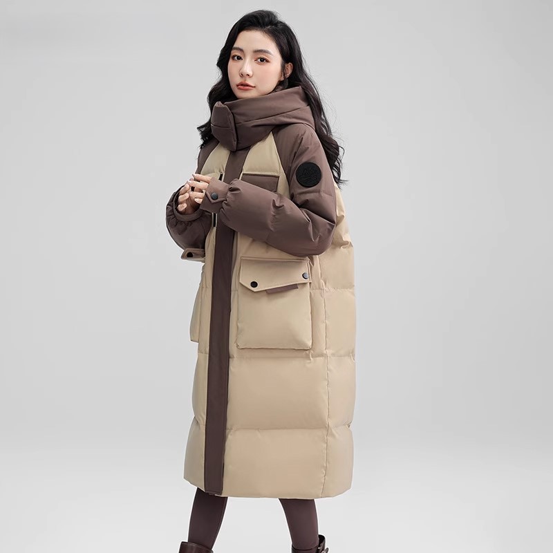 Ropa de invierno 2025, nueva moda de mujer, moda coreana, abrigo cálido casual de color grueso image 3
