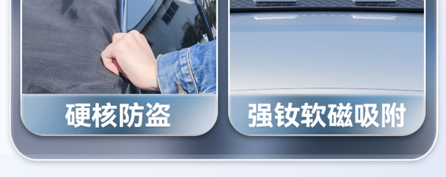 Car Snow Shield, Snow Shield, Windshield Snow Cover, Winter Half Cover, Anti-Freeze and Anti-Frost Front Snow Shield