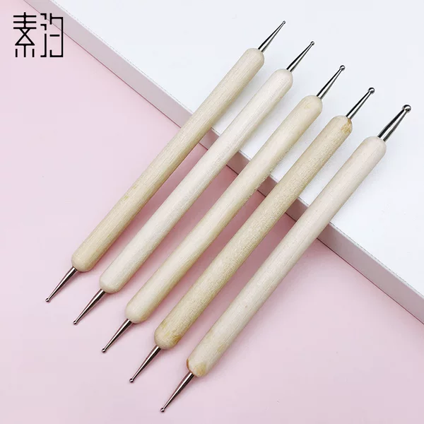 Nail art point pen nail tool wave point pen special pen point hook edge multi-head point drill nail pen wholesale