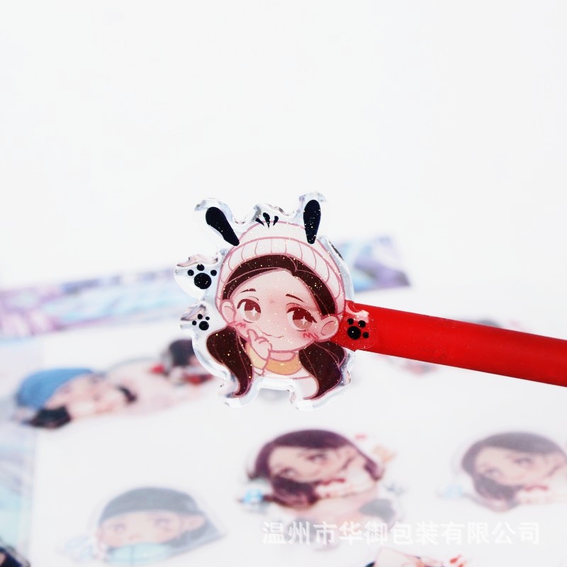 滴胶贴纸滴塑印刷不干胶标签亚克力logo标牌背胶防水软胶数码带胶