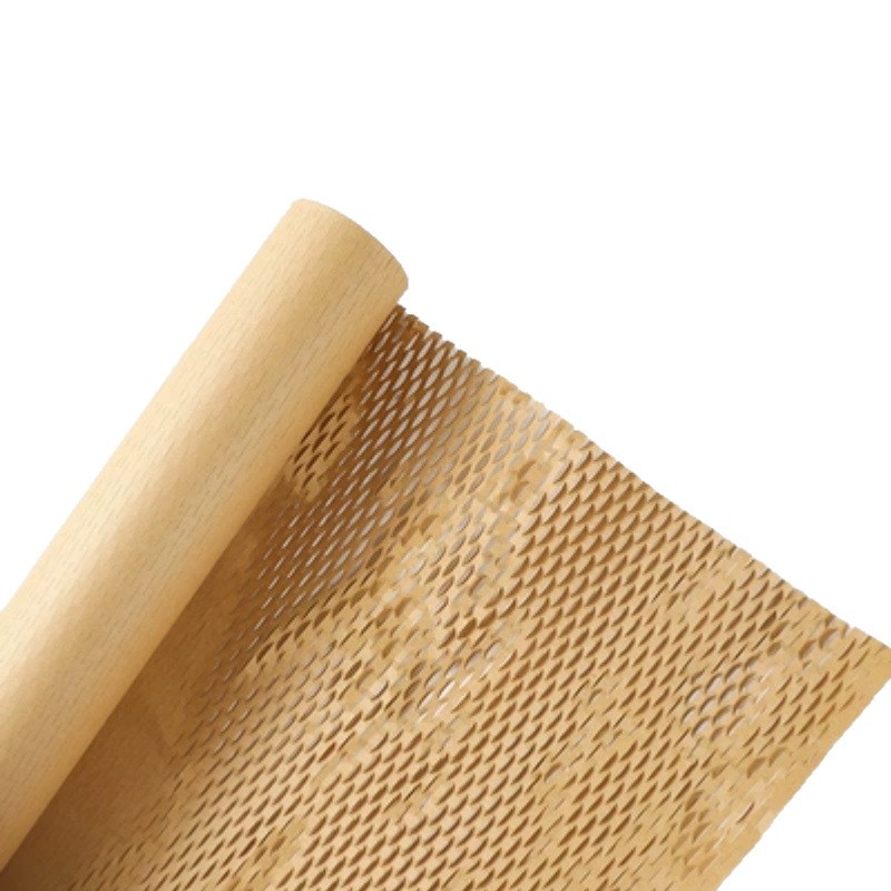 Rollo de Papel de Panal de Embalaje 80g de Papel Kraft A Prueba de Humedad