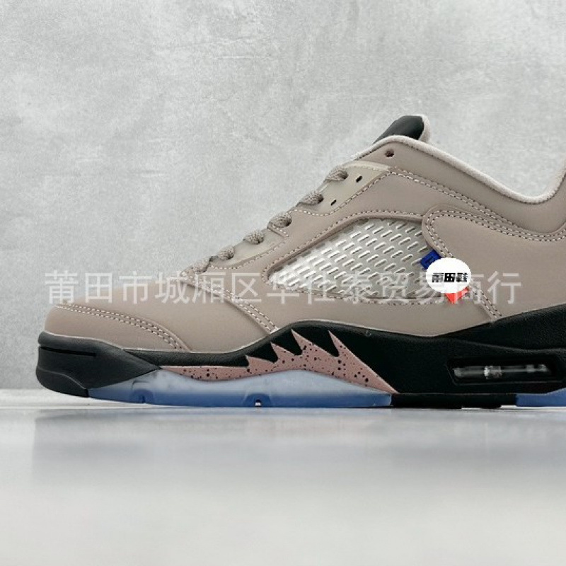 莆田靴純原高品質aj5オリオ裂楽フラミンゴ黒シルク低助レジャースポーツシューズ|undefined
