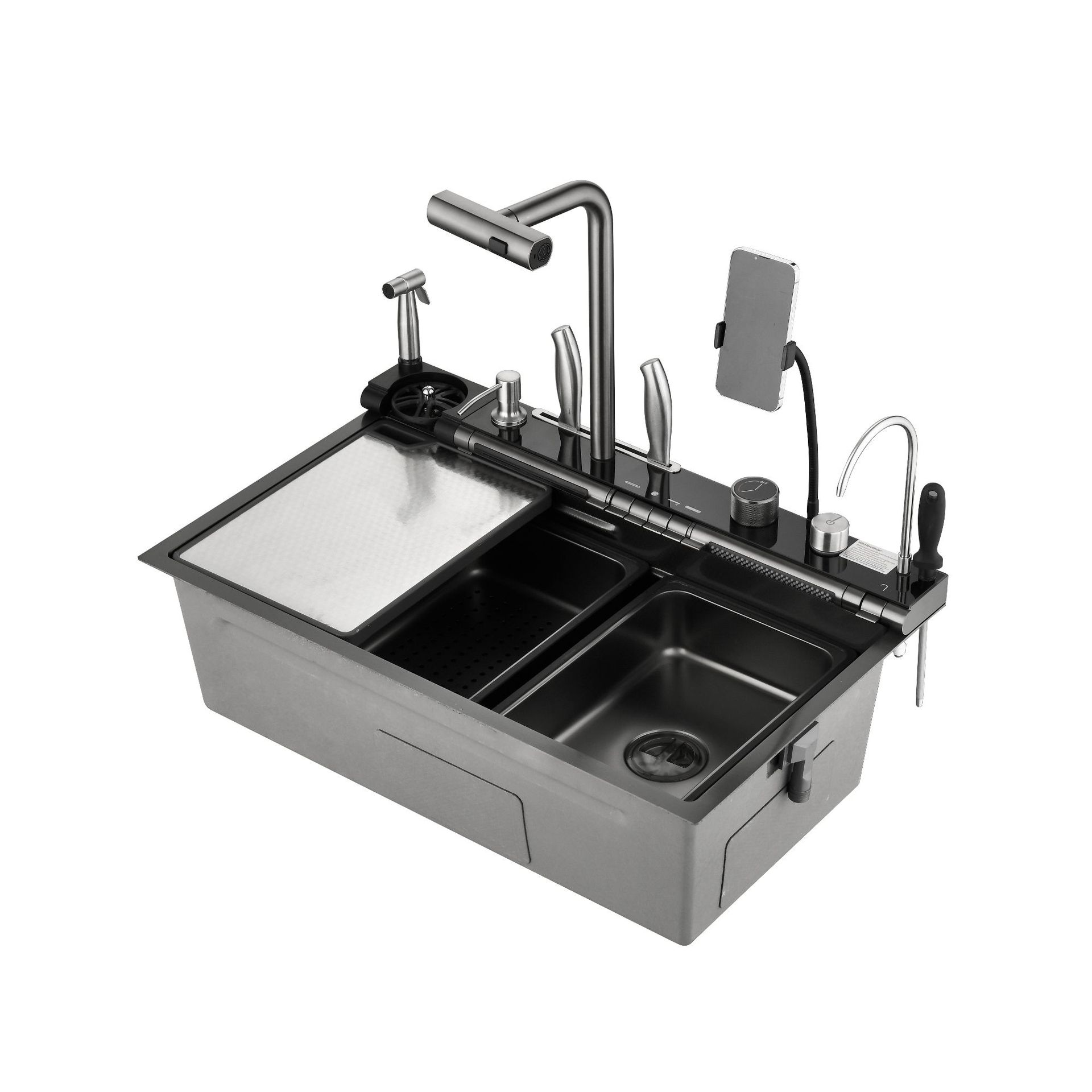 Longyu: caja de portaherramientas de acero inoxidable de alta gama 75-46