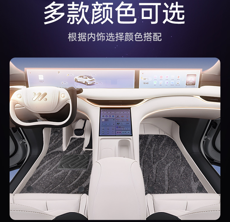 Specially Used for Zhiji L6 Floor Mats, Fully Surrounded by 25 New Car Interior Carpets, Modified Trunk Mats, Accessories and Supplies