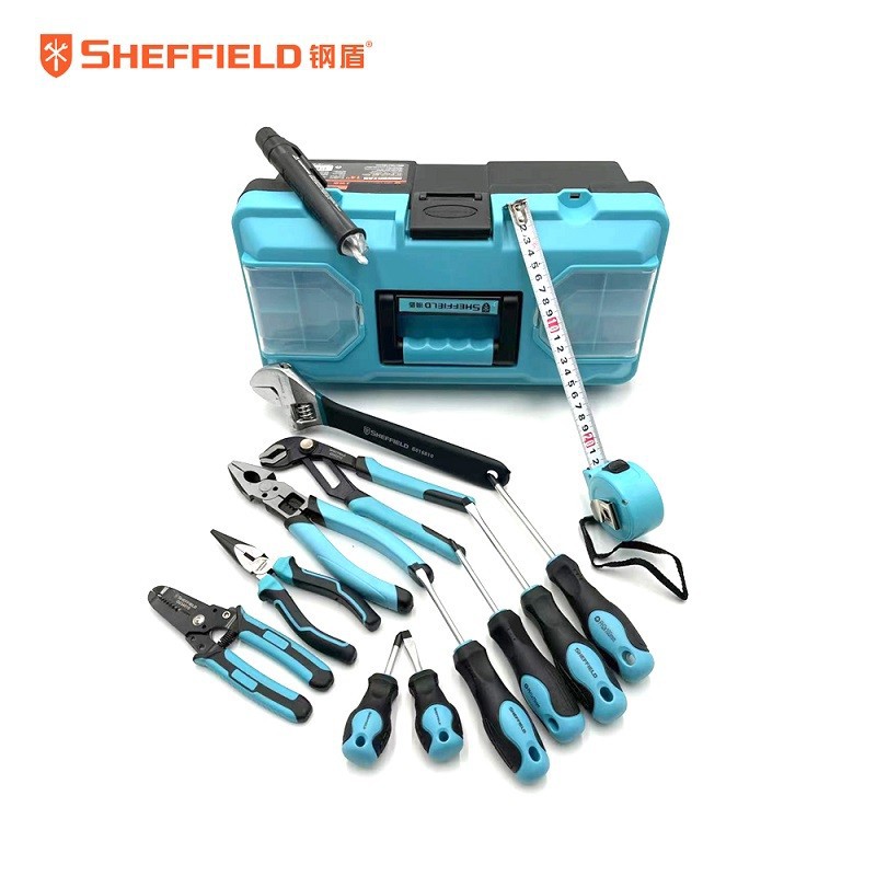 钢盾/SHEFFIELD T020214 14件G系列维修组套家用工具套装家庭维修