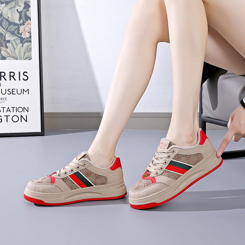  Korean version summer new daddy women's shoes ins trendy thick-soled student breathable sports and casual shoes P206