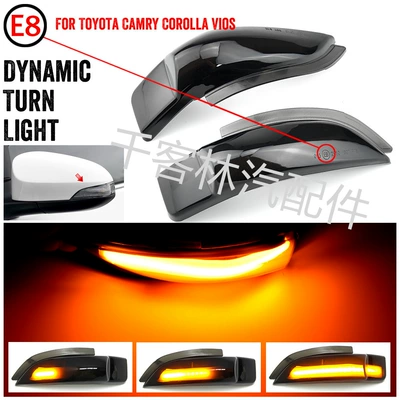 Toyota Corolla 2014-2018 Camry XV50 arxa görüntü güzgüsü su dönmə siqnal lampası modifikasiyası üçün uyğundur