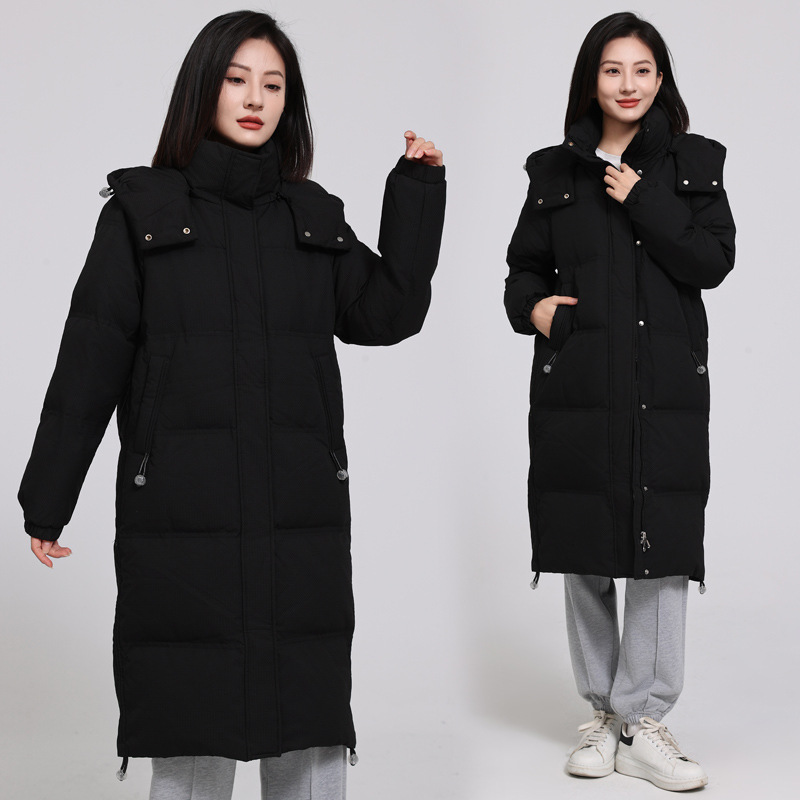 2025 New Winter down Jacket for Women, Lightweight White Duck Down, Versatile, Fashionable, Loose and Warm Mid-Length Jacket 2025 New Winter down Jacket for Women, Lightweight White Duck Down, Versatile, Fashionable, Loose and Warm Mid-Length Jacket