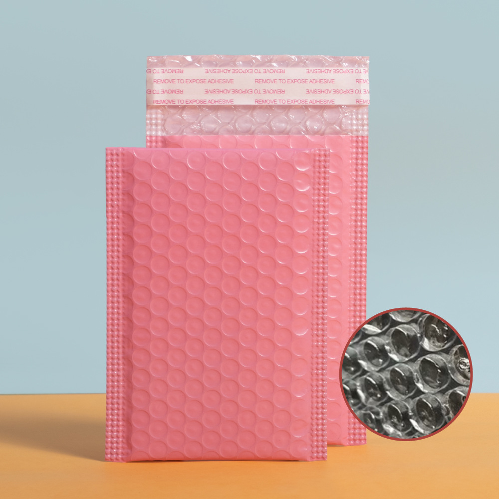 Bolsa de burbujas de película coextrudida personalizada pequeña impresión de logotipo de lotes bolsas de burbujas antichoque engrosado bolsa expreso personalizada