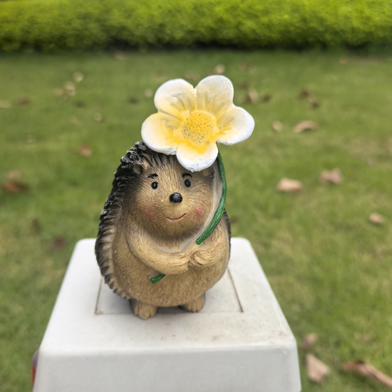 マイクロ風景装飾品小さなハリネズミ DIY 多肉植物装飾クリエイティブ動物ハリネズミ花盆栽アレンジメント樹脂小さな装飾品|undefined