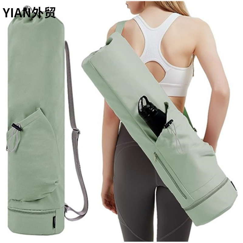 Ready-Made Yoga Mat Bag with Water Bottle Pocket and Bottom Wet Bag, Sports Yoga Mat Strap Multifunctional Storage Bag Ready-Made Yoga Mat Bag with Water Bottle Pocket and Bottom Wet Bag, Sports Yoga Mat Strap Multifunctional Storage Bag
