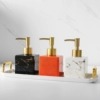Correct bottle black and white orange+small long porcelain support white stone pattern