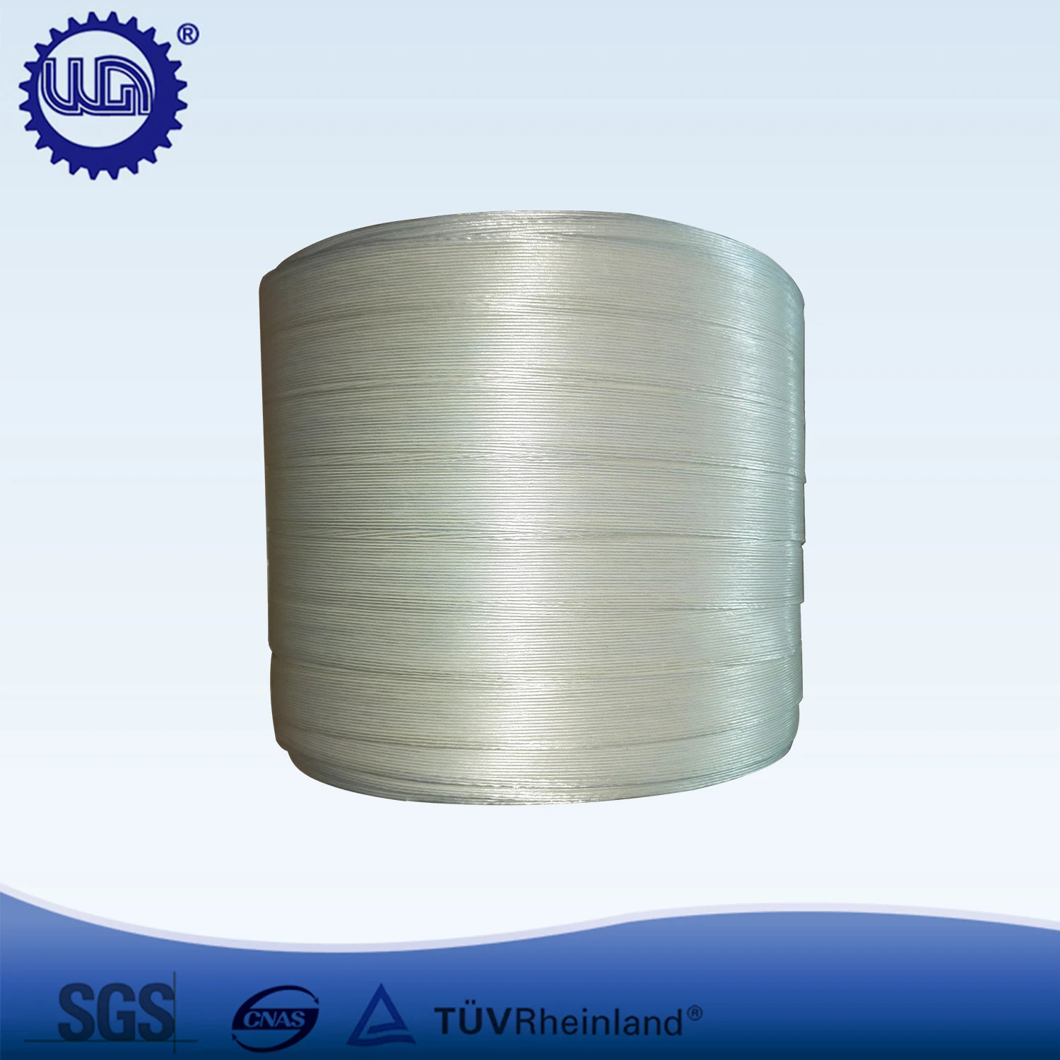 源头工厂供应柔性加捻丝胶水带16mm白色可打结防滑可撕打包带