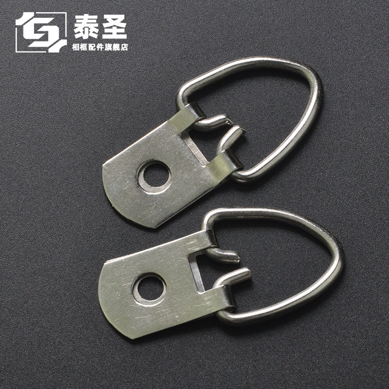 泰圣 Photo frame hardware back panel accessories thick wire 707 single hole large ring hook concealed hanging 200 pieces