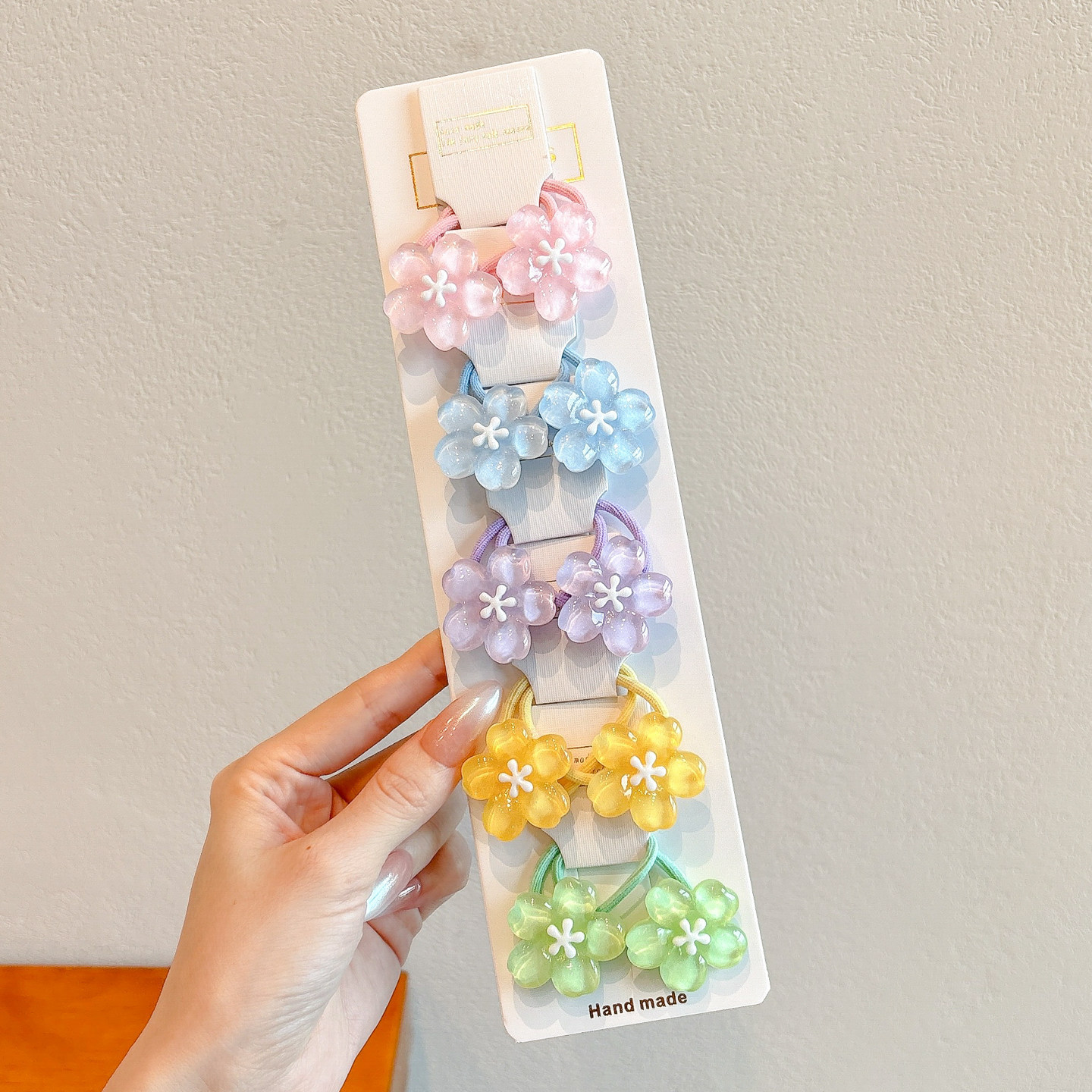 Caricatura encantadora anillo de pelo pulgar no daña el cabello de los niños correa de correa pequeña cuerda de cabello para niñas cuerda de cabello