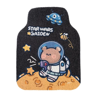Avtomobil döşəmə paspasları universal car mat - space-bear-front-1-piece-front-row-size-495645-rear-row-size-diameter-495