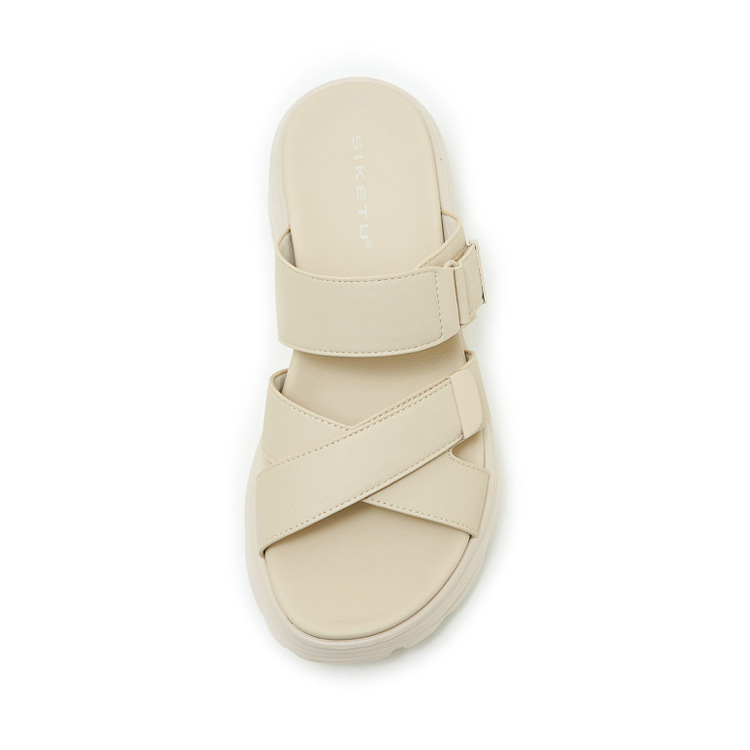 Dép sandal nữ đế dày quai chữ V có dán chống trượt phong cách thể thao — màu hồng, Xanh ngọc lam tốicolor, màu mơ chi tiết 27