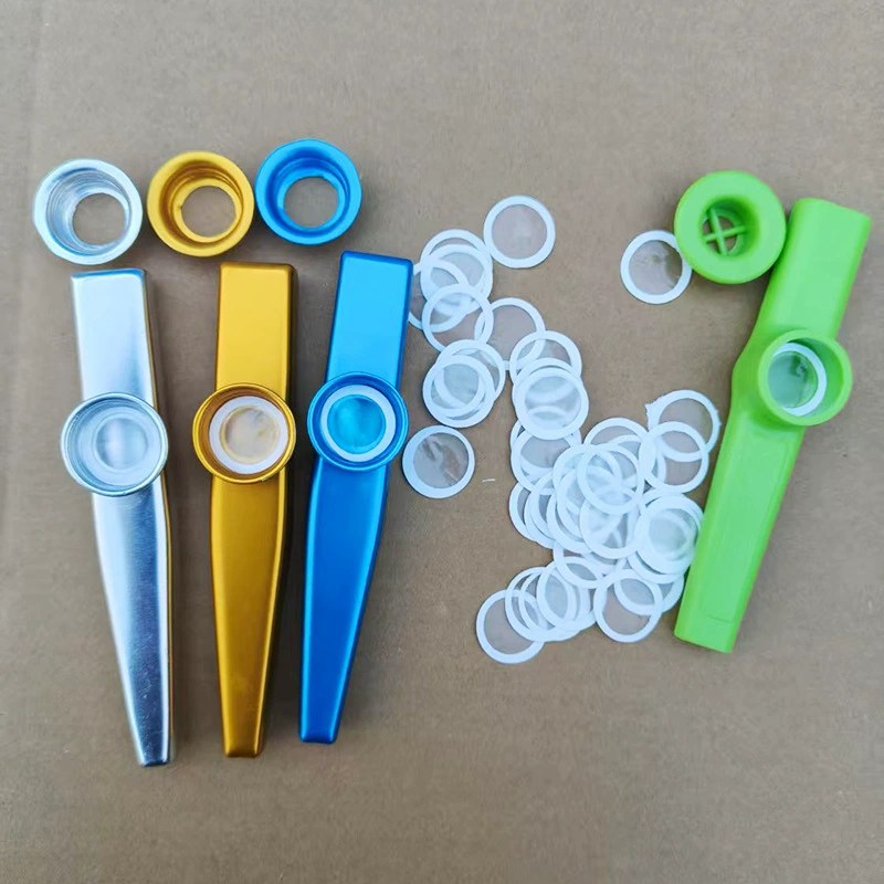 Оптовая/розничная металлическая казу Kazoo, гитара казу, укулеле-компаньон, карт-флейта, аксессуары для флейты, фильм флейты