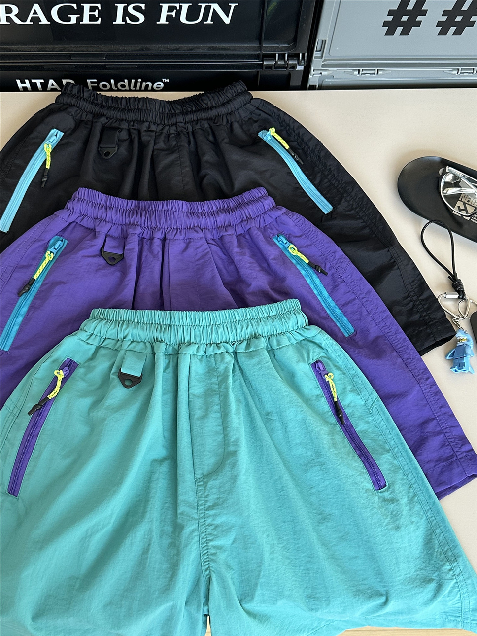 Summer children's white shorts
