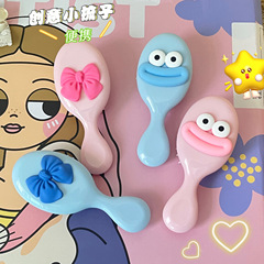 漫画風大口エアバッグコーム、学生用携帯エアバッグコーム、家庭用女性用マッサージコーム、髪をなめらかにするヘアケアコーム