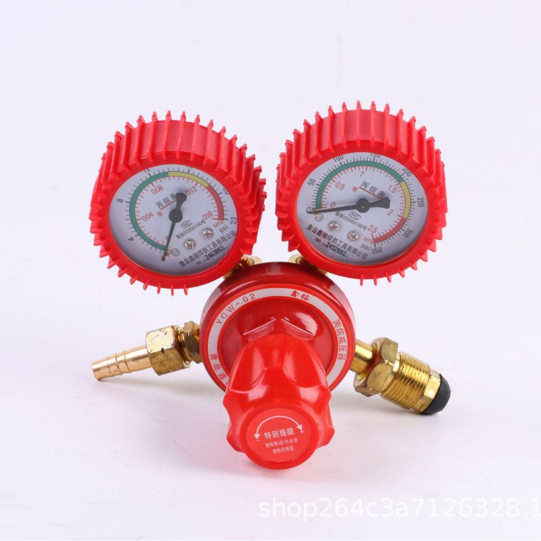 丙烷表 皮套防震氧气表氧气乙炔表减压器耐震压力表焊割减压表