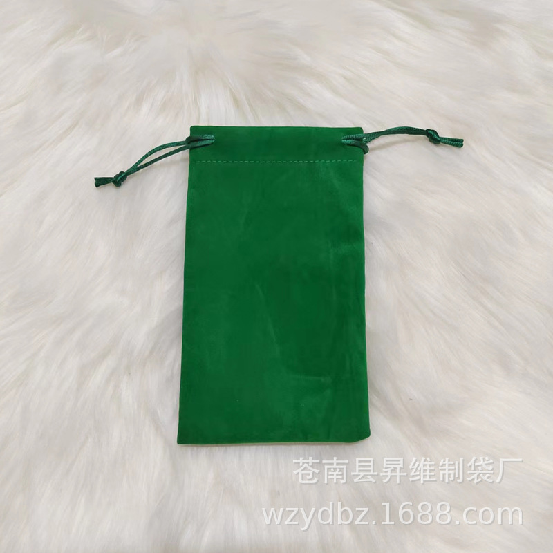 Bolsa verde puro; 18*11.5cm