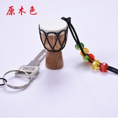Tambourine souvenir Yunnan Lijiang African drum necklace souvenir pendant travel handmade pendant hanging neck pendant