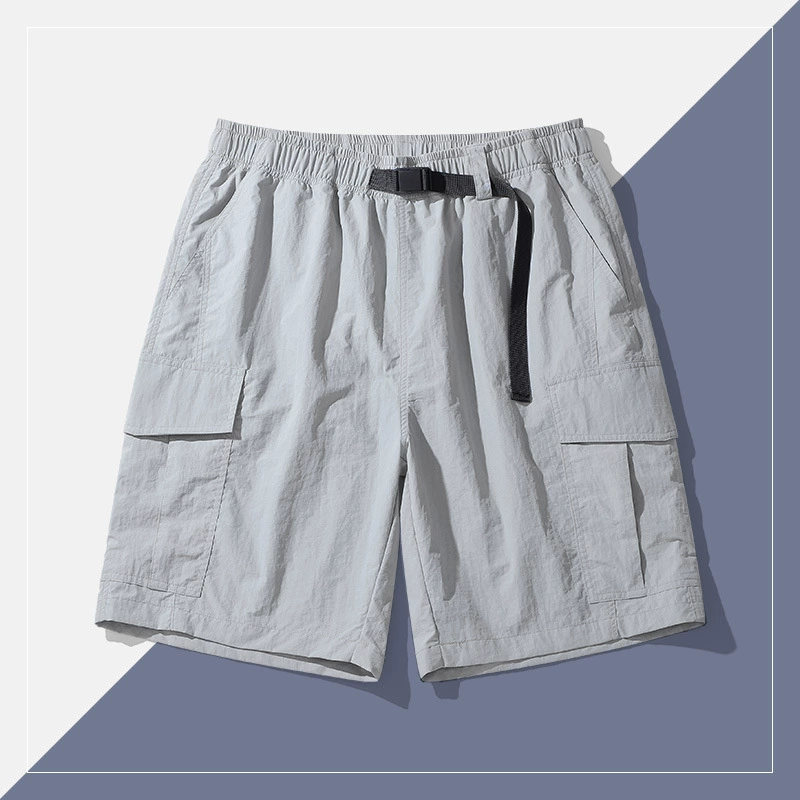 Новые стильные водонепроницаемые модные брендовые шорты с пятью точками для мужчин с несколькими карманами, шорты-карго для занятий спортом на открытом воздухе.