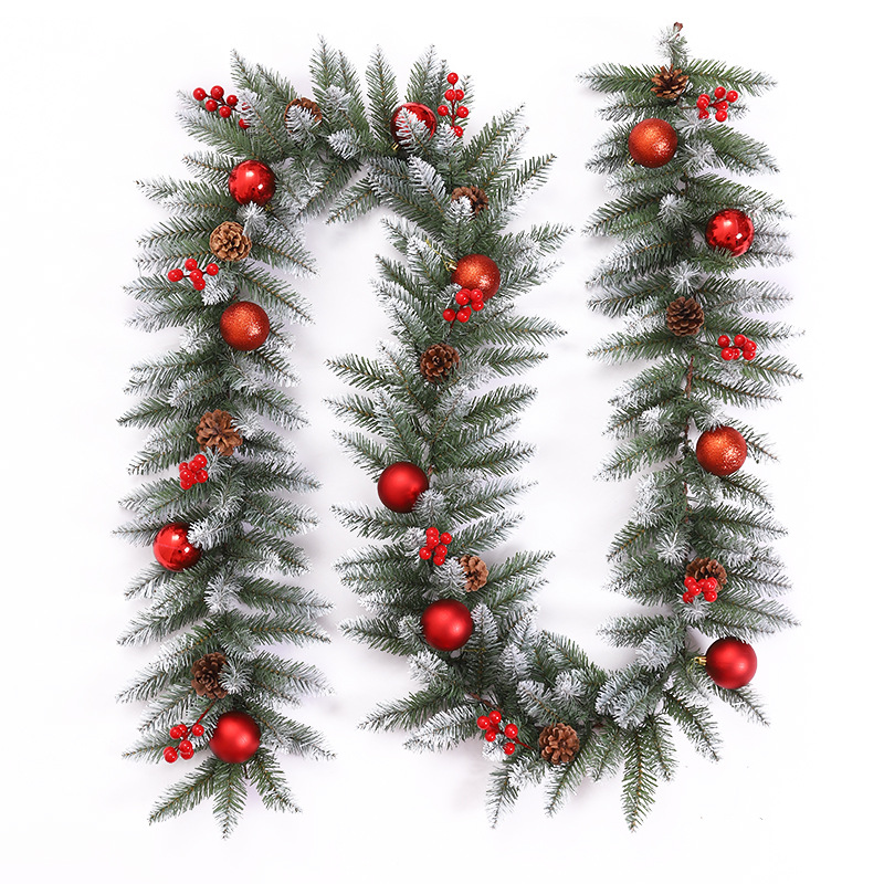 La fábrica transfronteriza directa de Navidad decoración ratán artificial ratán PVC señaló borde blanco ratán Hotel decoraciones