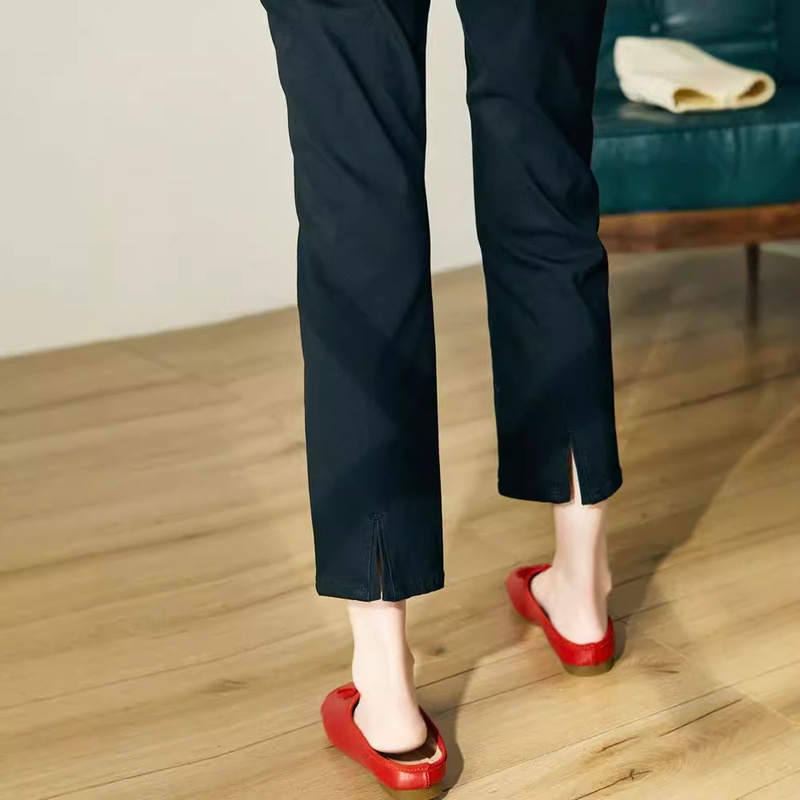 GJCP super thin! Leg straight classic straight leggings black pants pipe pants/pants women