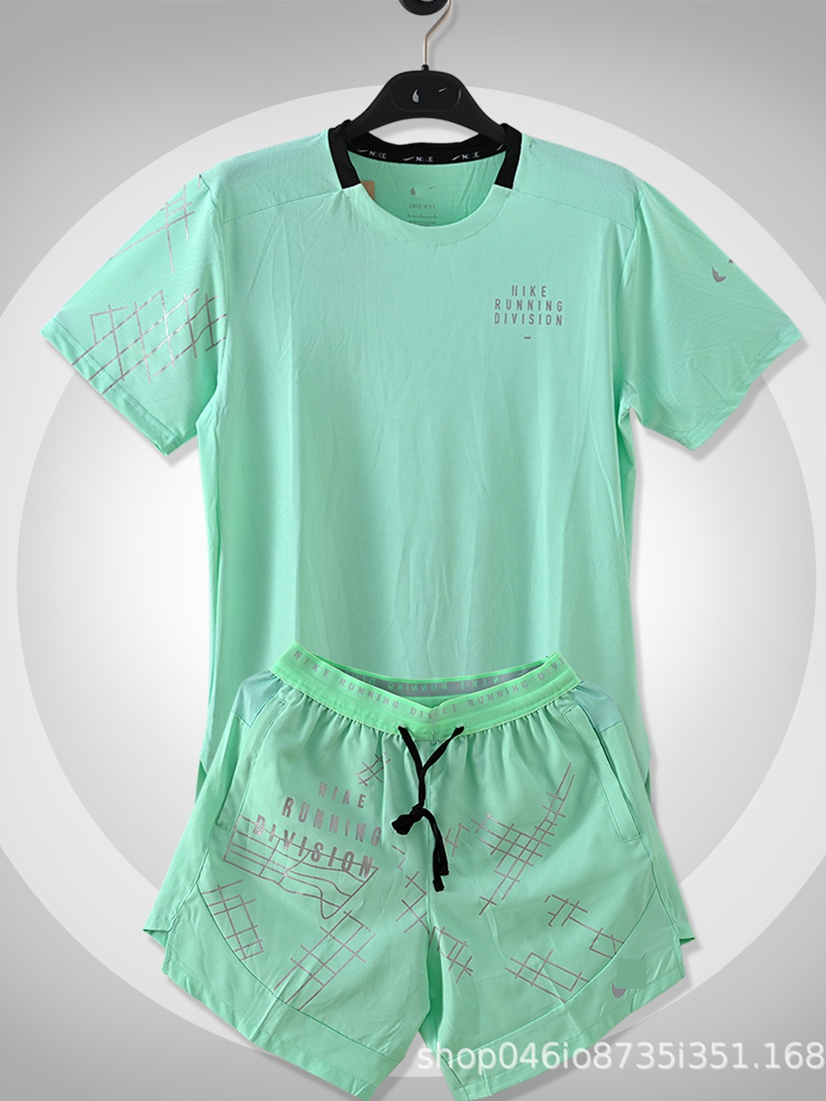 Conjunto de Camiseta Deportiva de Secado Rápido Espándex Transpirable para Senderismo Montañismo y Correr