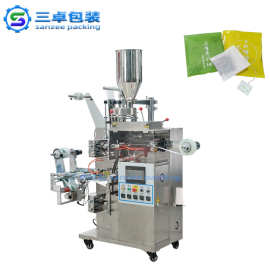 四角平包大麦茶苦荞茶颗粒包装机五谷代用茶颗粒茶叶三边封滤纸茶