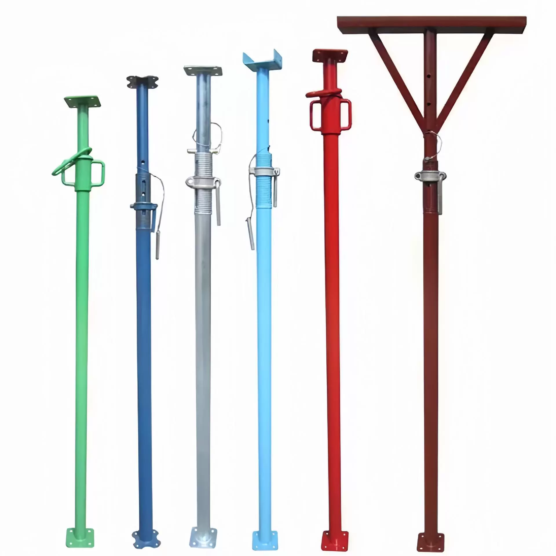 钢支撑可调节基坑支护厂家批发工地隧道建筑铝膜钢支撑管桩脚手架