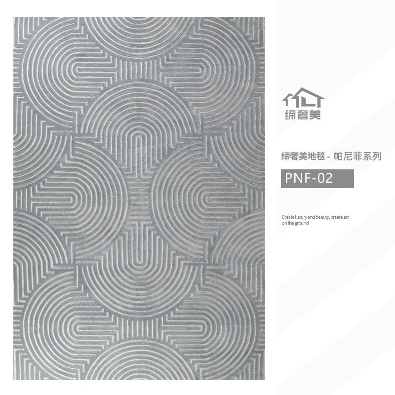 La fuente de la fábrica, la alfombra de la sala de estar, la manta de la mesa de centro del hogar, el dormitorio es resistente a la suciedad y fácil de cuidar.