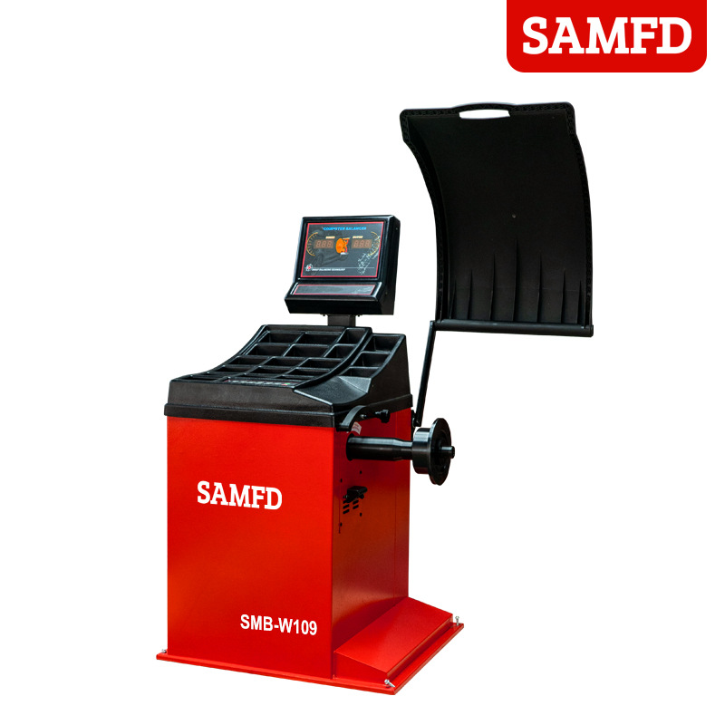 SAMFD equilibrador de neumáticos automático máquina de equilibrio equipo de protección de ruedas cubierta protectora mantenimiento de automóviles de alta precisión