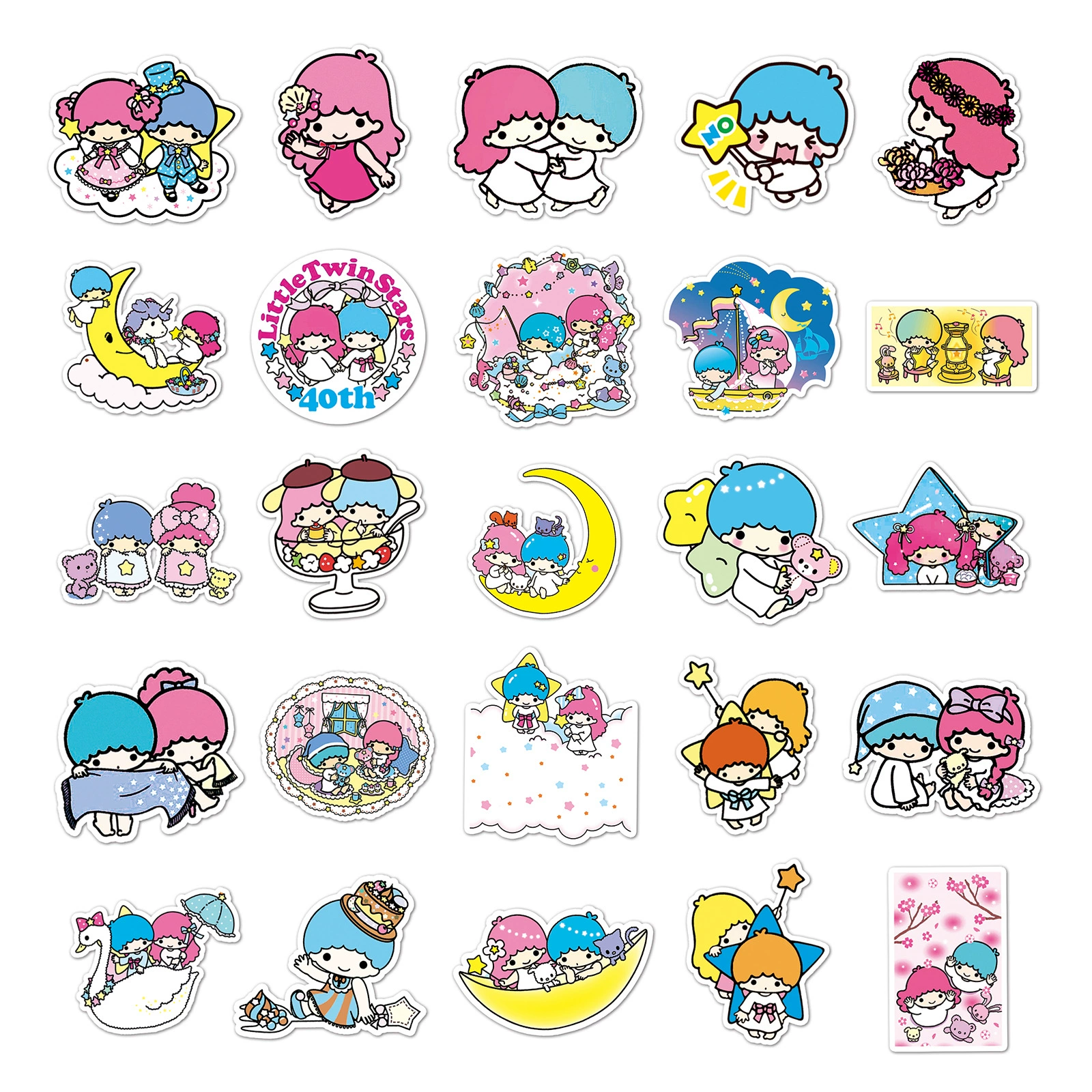 Sanrio, мультяшный чемодан, блокнот, пенал, украшения, наклейка, граффити