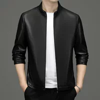 Демисезонное полиуретановое длинное теплое пальто, slim fit, средняя длина, корейский стиль
