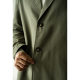 SONGNAN Autumn and Winter New Men's Loose Profile Single-breasted Lace-up Lapel Coat Business Casual Coat