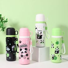 可爱风高颜值儿童卡通316不锈钢保温杯带提绳大容量便携手提水杯