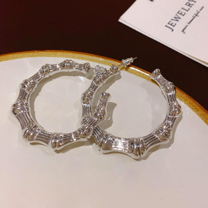 Pendientes de suministro de mercado nocturno de agujas de plata Pendientes de moda coreana en vivo Pendientes de estilo caliente Pendientes de lujo ligero Mujeres de alta gama