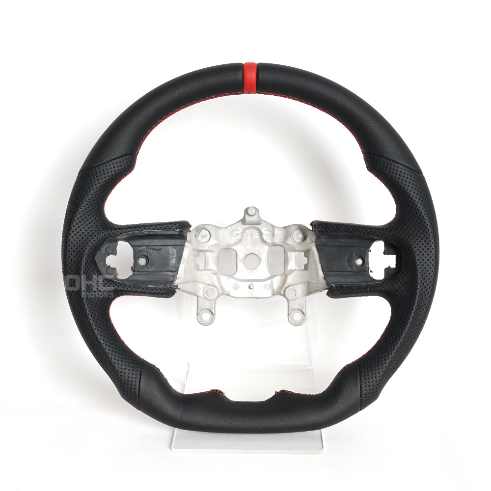 Cross-Border Hot-Selling Product Suitable for 18-23 Models of Jeep Wrangler Jl Full Leather Car Steering Wheel Modification