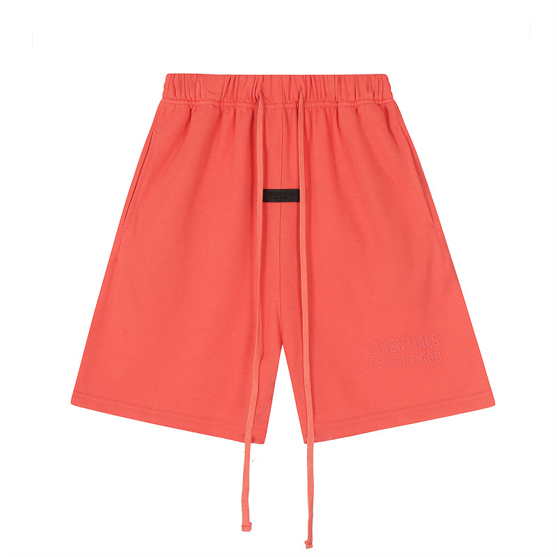 Pantalones cortos casuales FOG Essentials para hombre y mujer, pantalones cortos deportivos holgados de estilo urbano para parejas, pantalones cortos modernos de cinco puntos.