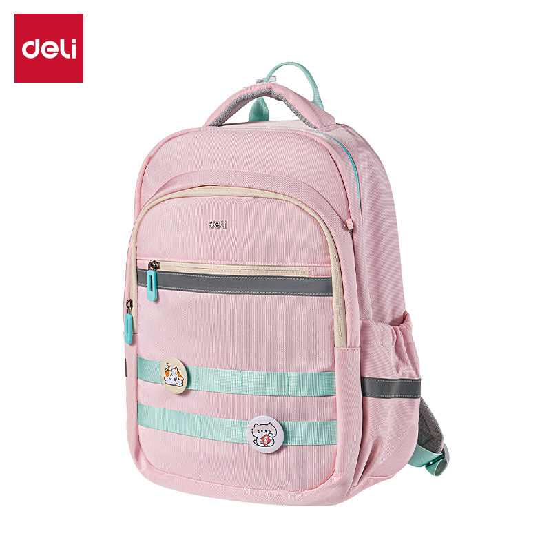 Déli BB212 simple moda colorido bolsas escolares de estudiantes de escuela primaria almacenar la luz traspirable mochila de hombro para niños