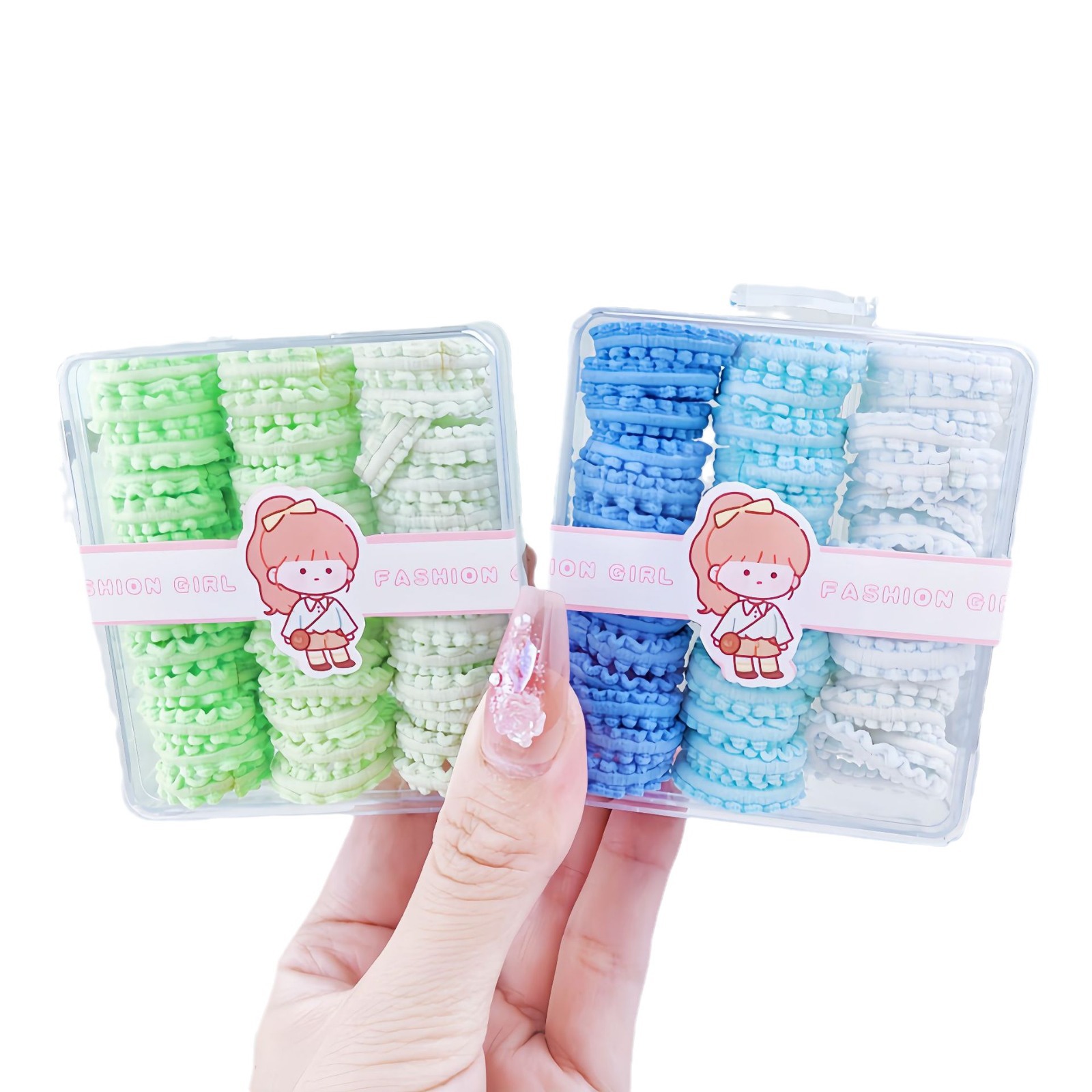 Niños de alta elasticidad no lesionar banda de goma para el cabello coreano para el cabello bebé anillo de cabello princesa adorable joyas para el cabello de niña