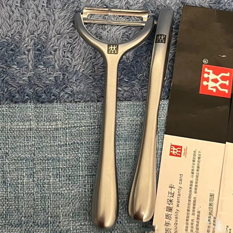 Cuchillo de acero inoxidable alemán de cocina casera artefacto de peeling frutas, verduras, melones, frutas raspadoras cuchillo de acero inoxidable