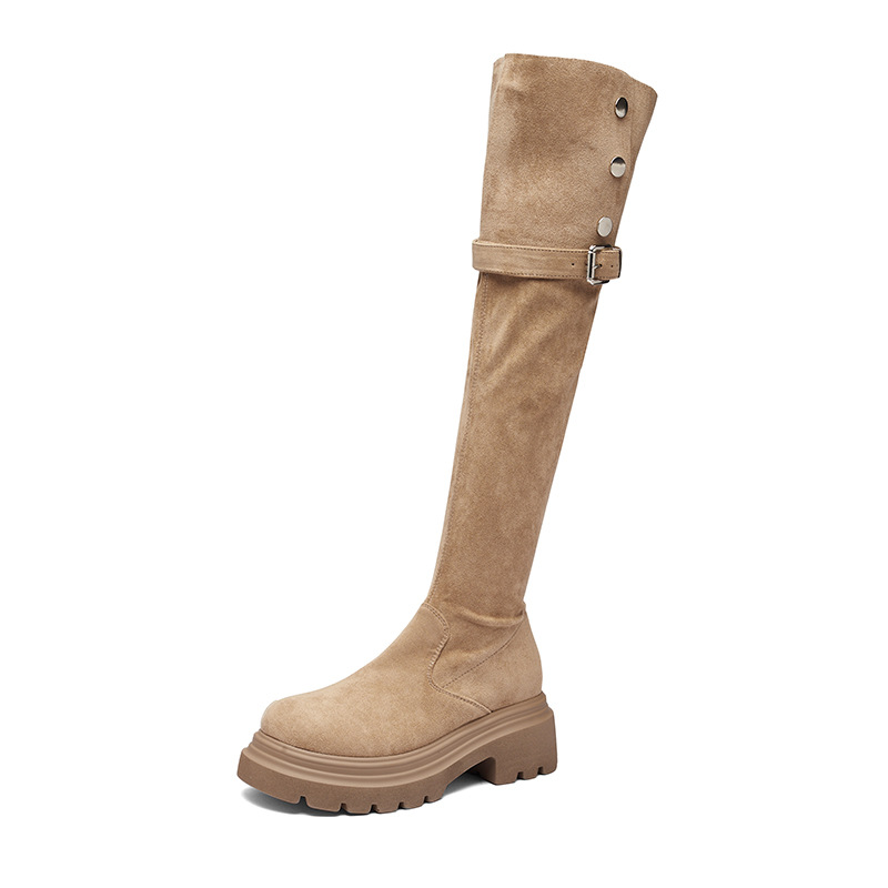 El león antiguo Dengmeilade botas 2025 nuevo otoño botas de caballero retro de suela gruesa botas delgadas botas occidentales turísticas