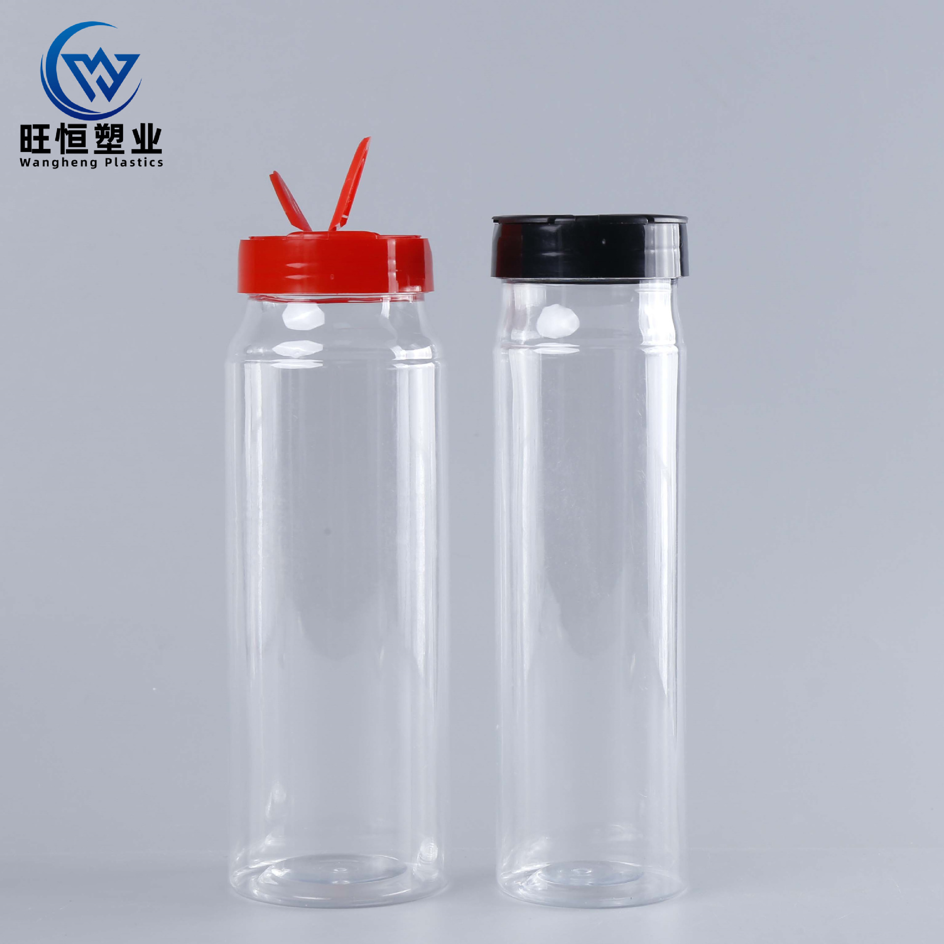 塑料调料罐厂家pet透明塑料瓶蝴蝶盖瓶子厨房用胡椒粉辣椒粉罐子