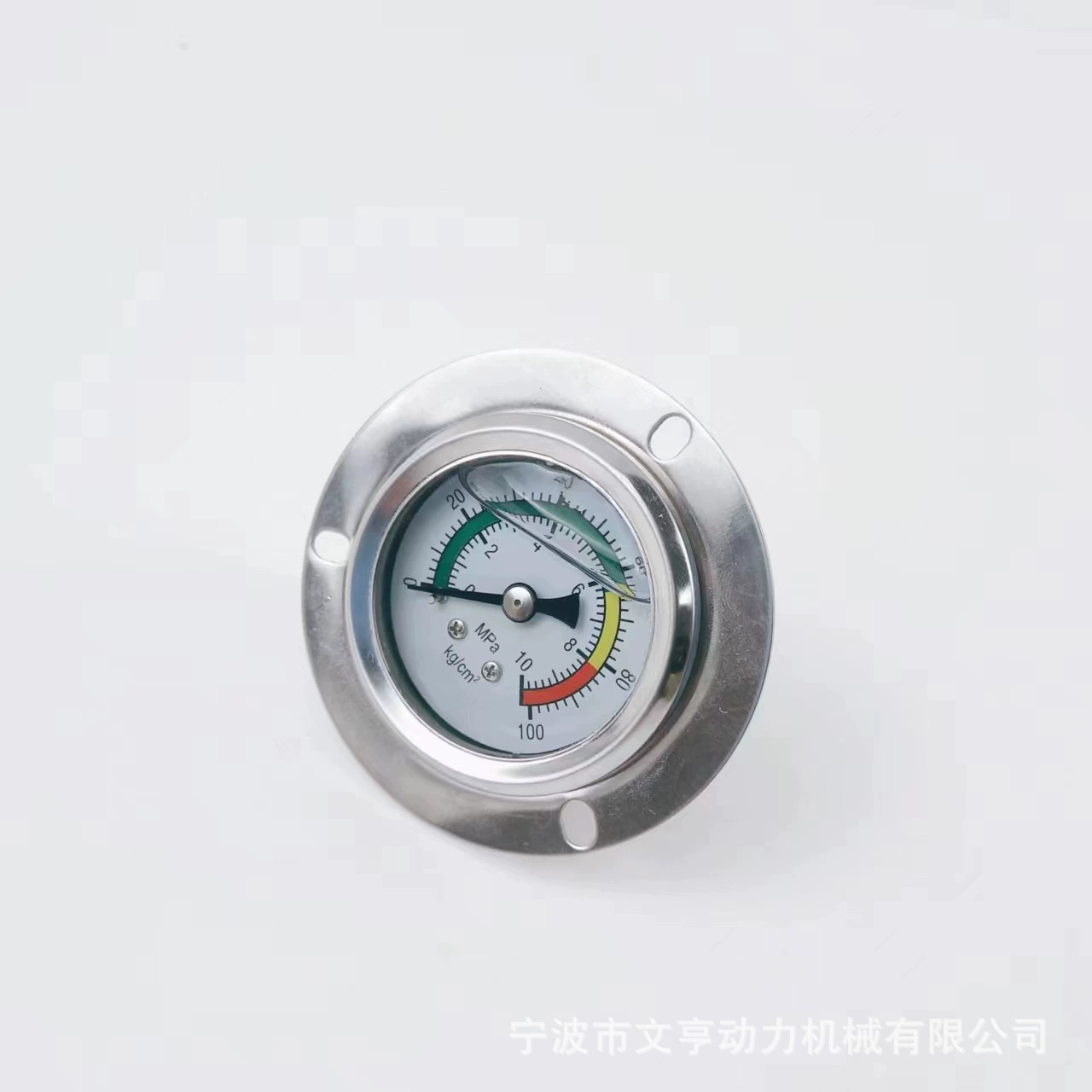 Манометр YNT40 осевой двухкорпусный, маслозаполненный, ударопрочный, с фланцем, класс точности 1.6, прямые продажи от Wenheng Power, высокая точность