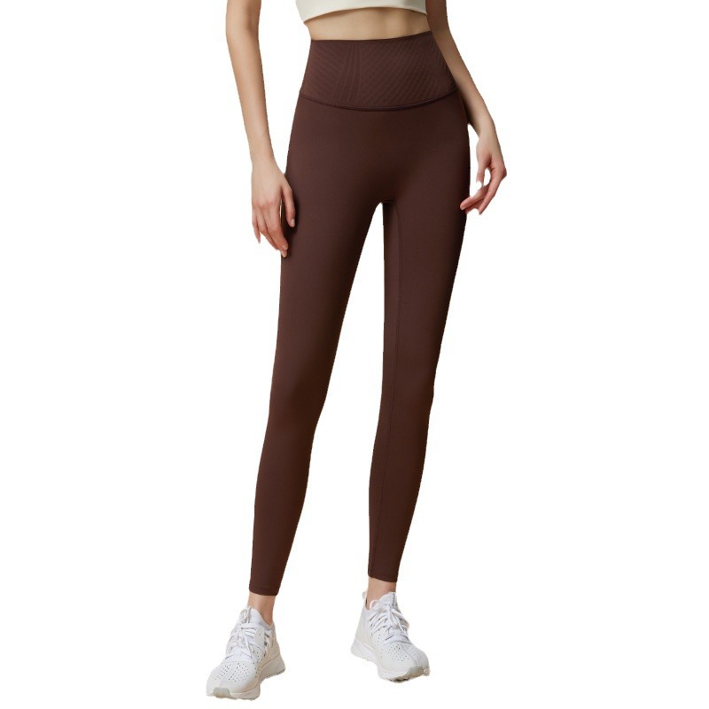 【Precio fijo】Pantalones de yoga de silicona tipo gelatina para adelgazar la cintura y levantar los glúteos, pantalones deportivos de cintura alta para uso al aire libre image 7