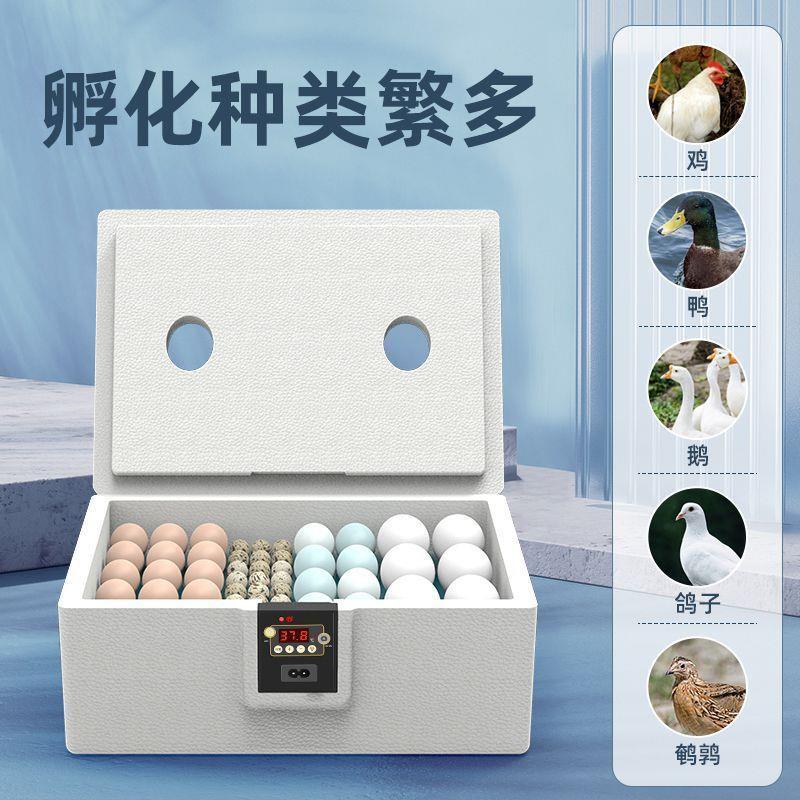 孵化器小型水床芦丁鸡孵蛋器家用全自动孵化机智能小鸡鸭鹅孵化箱
